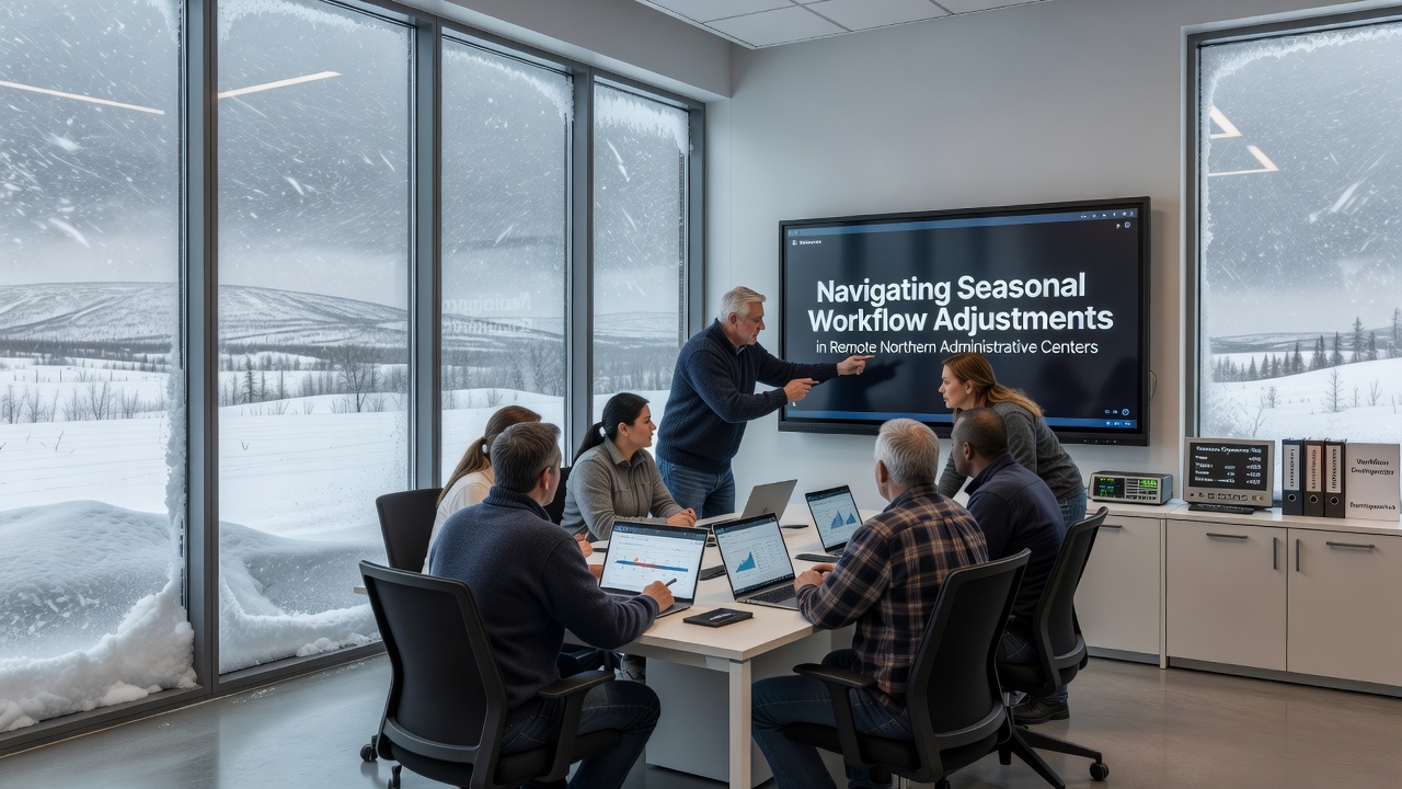 Navigating Seasonal Workflow Adjustments in Remote Northern Administrative Centers