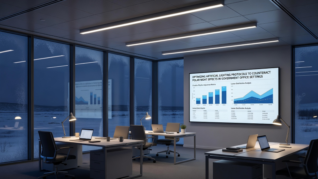 Optimizing Artificial Lighting Protocols to Counteract Polar Night Effects in Government Office Settings