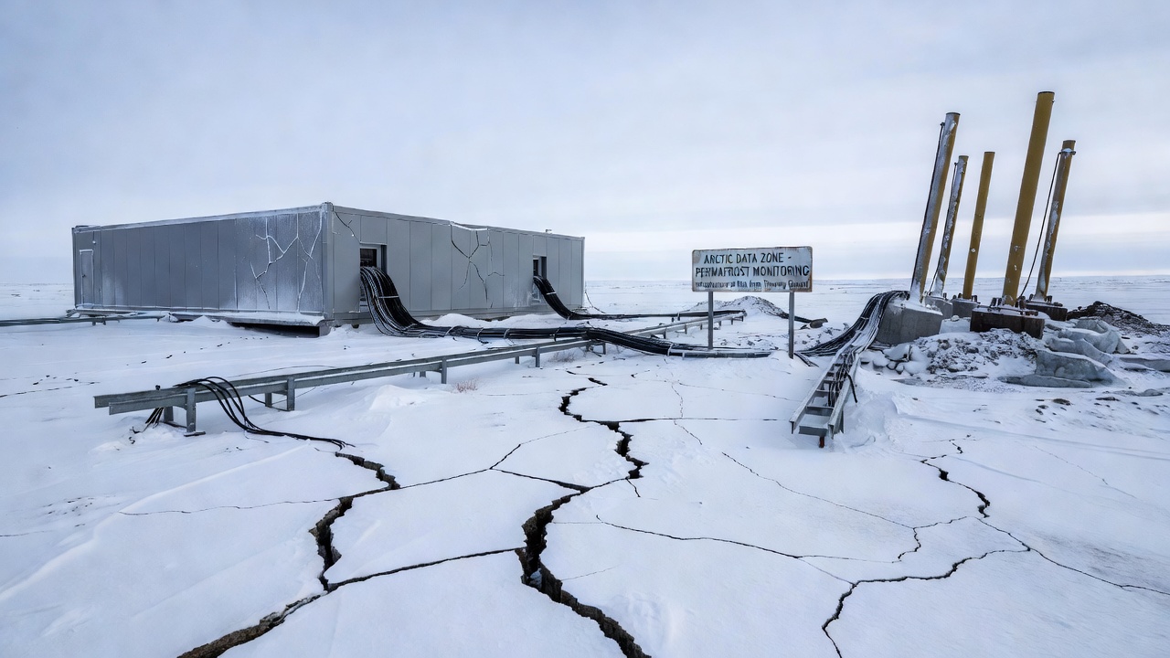 Permafrost Dynamics and Infrastructure Challenges for Data Centers in Arctic Administrative Zones